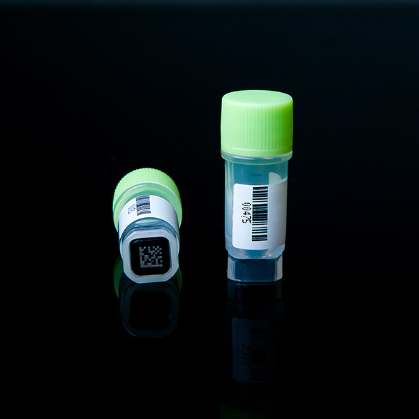 2D Cryogenic Vials 0.5ml Extorsion Green
