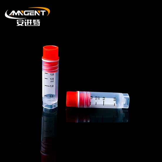 Traditional Cryogenic Vials 2.0ml Intorsion Red
